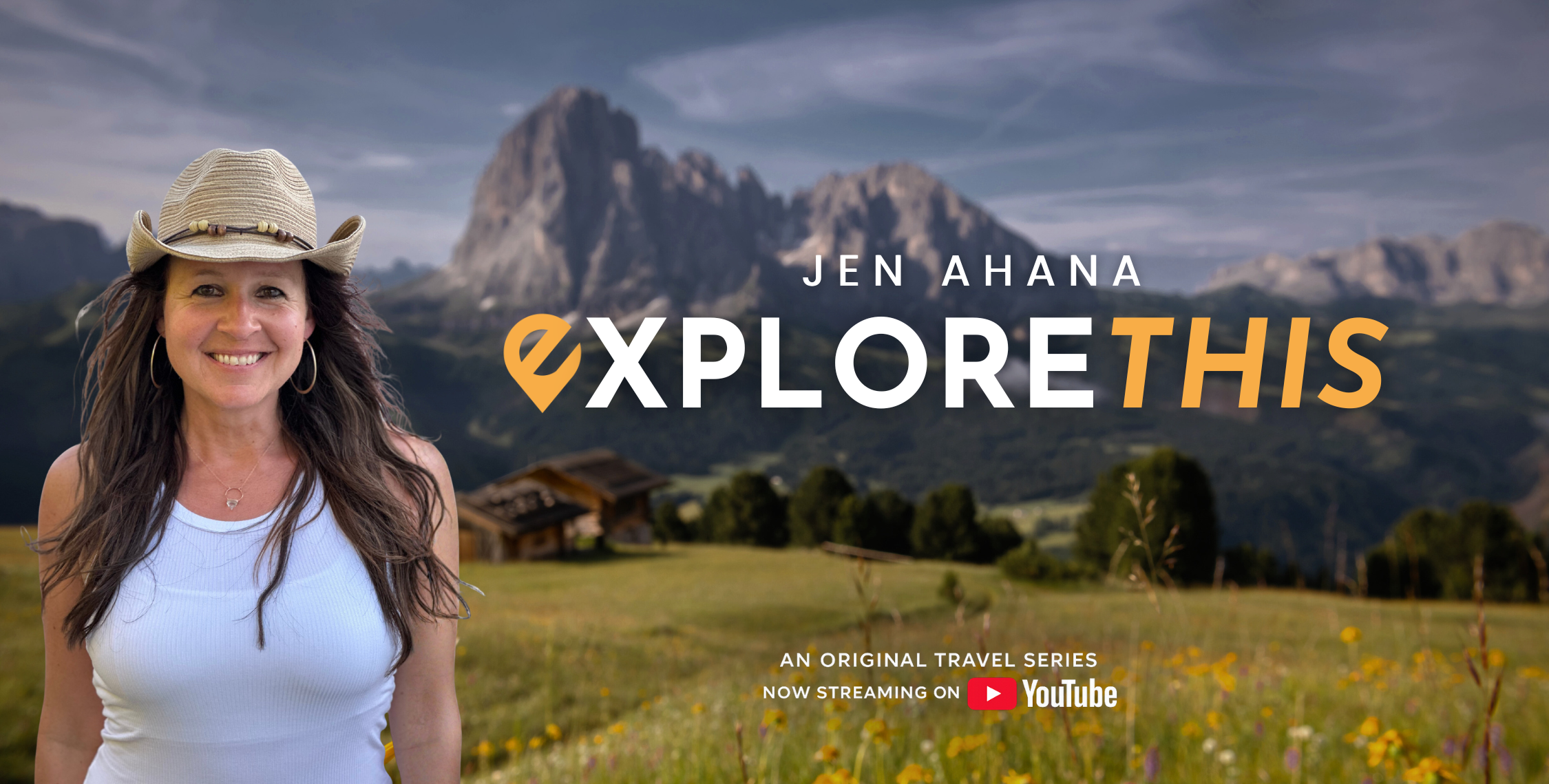 Explore This with Jen Ahana — filmed in the Dolomites
