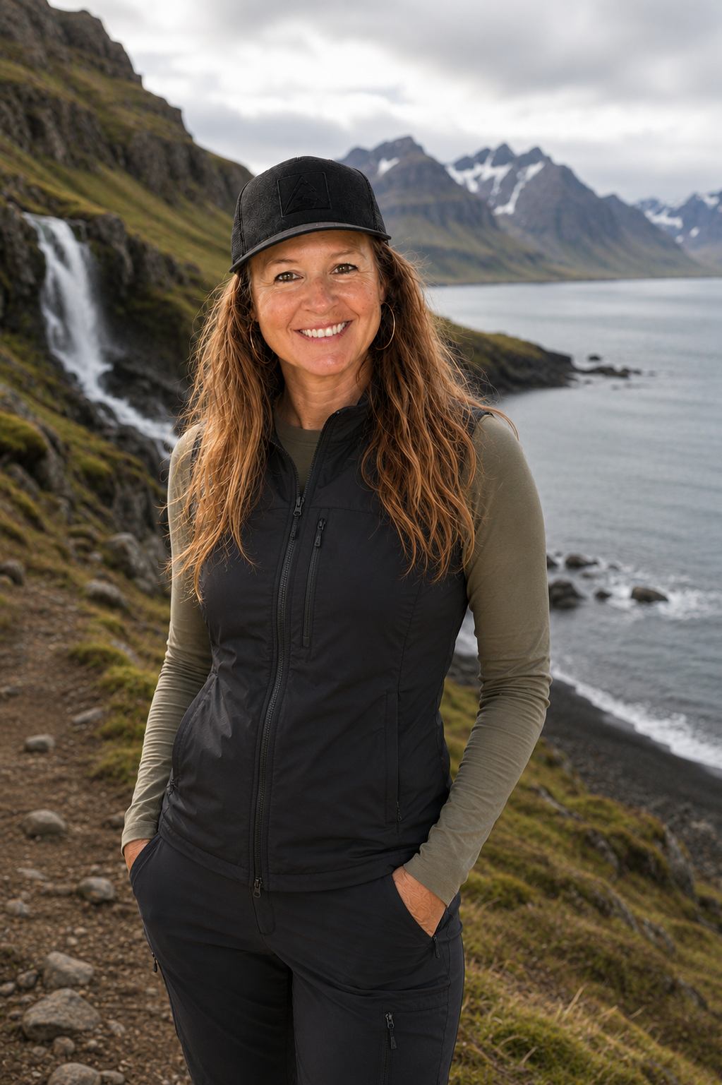 Jen Ahana in Iceland