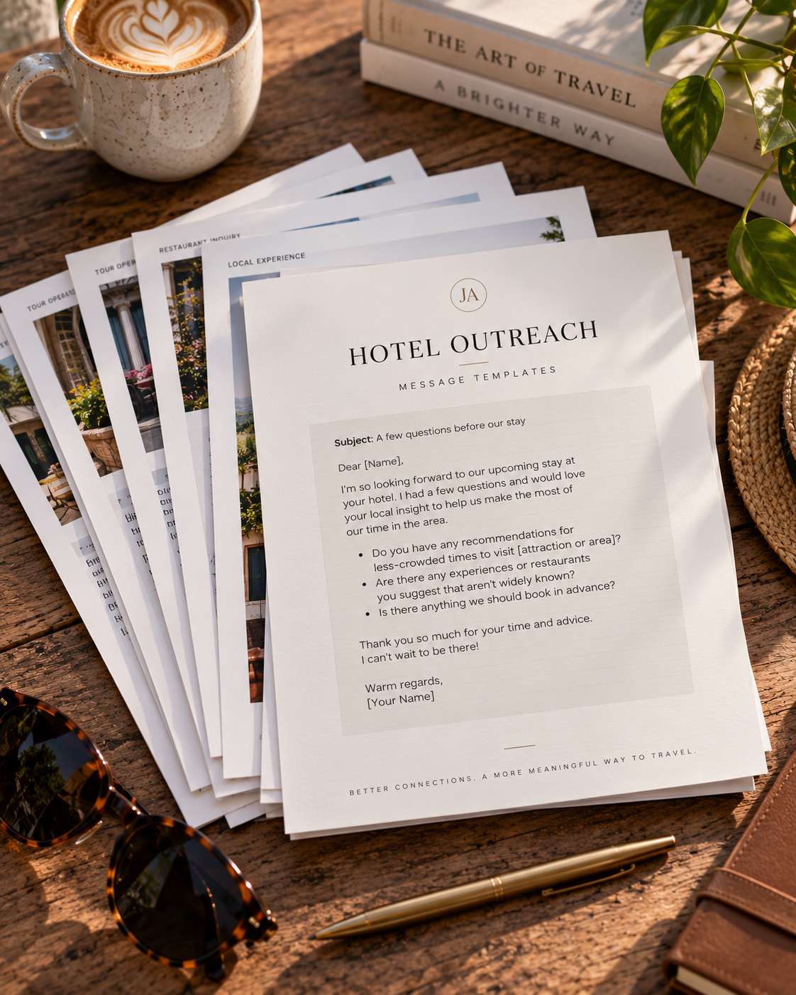 Printed message pages